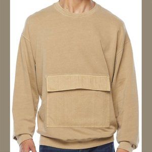 NWT, Mens Pullover Sweatshirt w Front Pocket